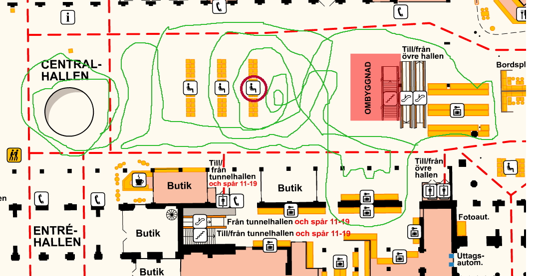 Den gick inte i räta vinklar.